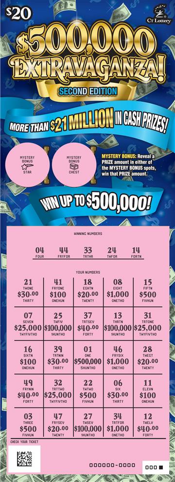 $500,000 Extravaganza! Second Edition rollover image